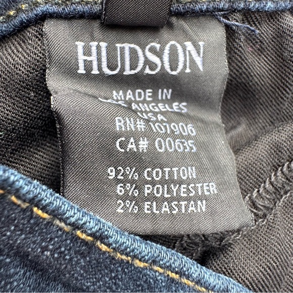 Hudson Jeans Tilda Midrise cigarette Women's Dark Blue Skinny Jeans size 28 - Picture 5 of 10